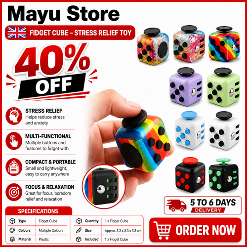 Fidget cube spinner stress - fidget,