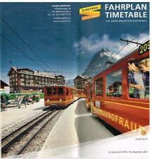 Swiss Railways Interlaken Jungfrau Jungfraubahn Zahnradbahn rack railway 2011