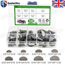 100PCS Metric Woodruff Key