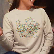 Christmas Lights Jumper - Xmas Festive Celebration Winter Holiday  Present Gift