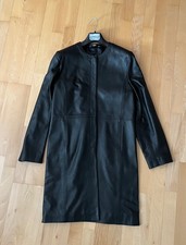 Ladies black leather knee