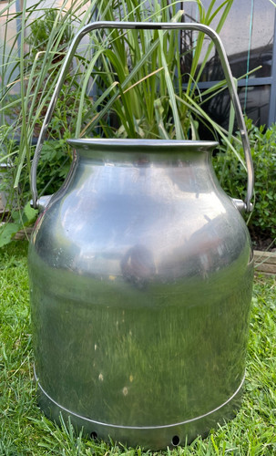 Vintage stainless steel - vintage, milk