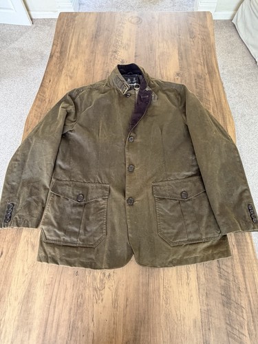 Barbour lutz wax jacket - lutz,
