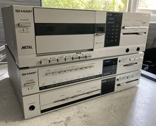 Sharp RT-103 cassette deck & SA-103h Stereo Receiver - Rare - Made In Japan