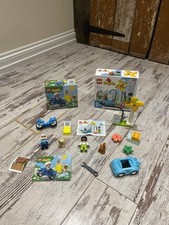 Lego Duplo Set 10967 Police Motorcycle & 10985 Wind Turbine and Electric Car