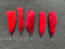 Original British Army Coldstream Guards Red Horse Hair Bearskin Hackle