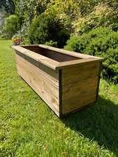 Trough rectangle wooden garden - trough,
