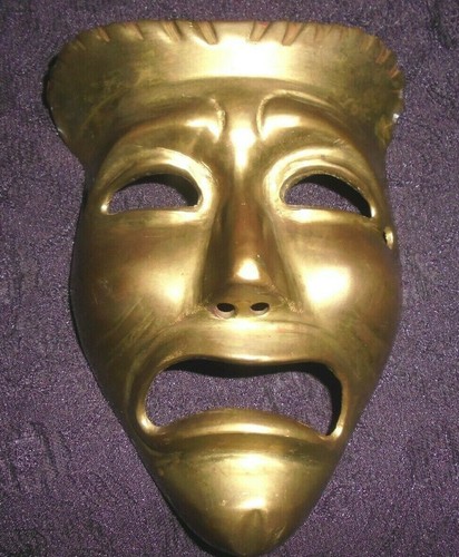 Vintage tragedy face solid - tragedy,