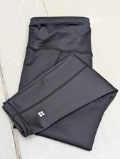 Sweaty Betty  Reversible Leggings Khaki / Black Small UK 10 7/8 Length BNWOT