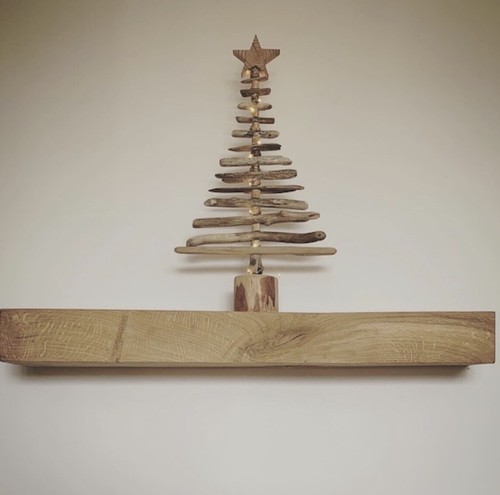 50cmx30cm driftwood xmas tree - 50cmx30cm.driftwood,