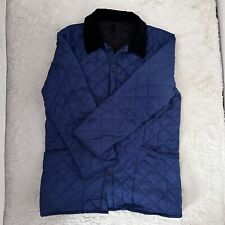 Barbour Liddesdale Quilted Padded Jacket - Lightweight Coat - Blue - Mens Medium