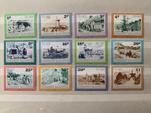 Guernsey 1982 postage - postage, due