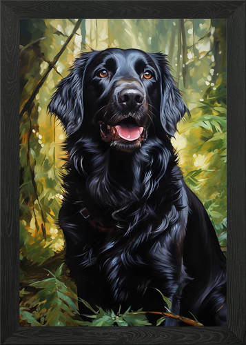 Flat coated retriever - flat-coated,
