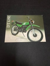 Yamaha DT125E Sales Brochure. A4 Size. Australian Genuine Item. 259