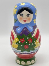 Vintage Ceramic Babushka Doll