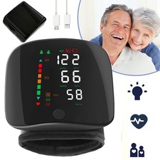 High Accuracy Wrist Blood Pressure Monitor Automatic Digital Heart Rate Monitor