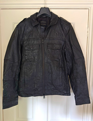 Allsaints shift leather bomber - allsaints,