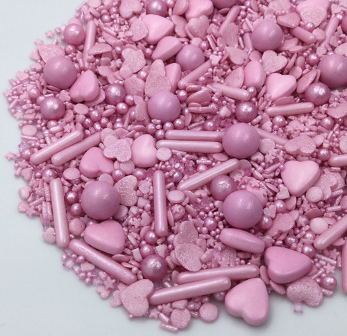 Pink cupcake sprinkles - cupcake,