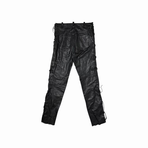 Vintage leather biker trousers - vintage,