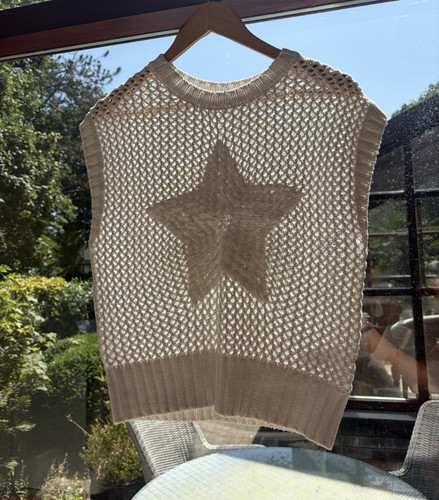 Mint velvet cream open knit - velvet,