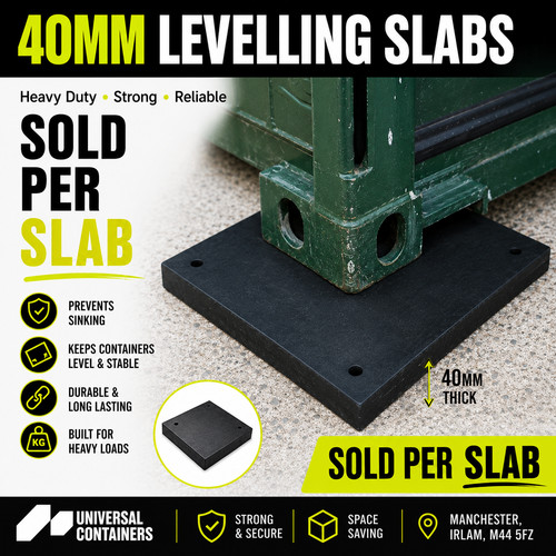 Shipping container levelling - shipping,