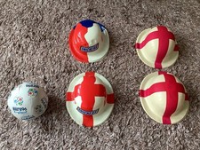 England Euro 96 Ball And Four Plastic Hats
