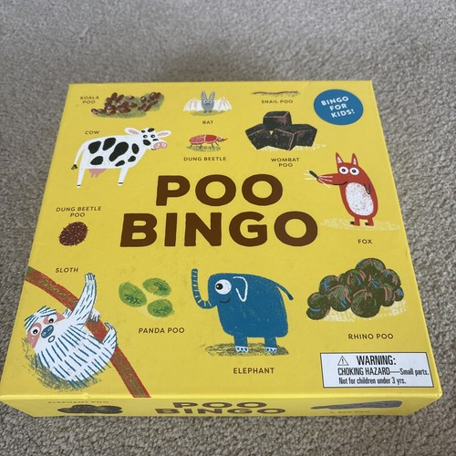 Poo bingo educational - bingo, game