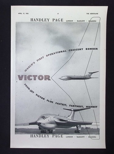 Original 1953 advert - original, handley