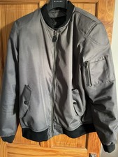 RK Sports MA1 Textile Flight Bomber Motorcycle Jacket (Grey)