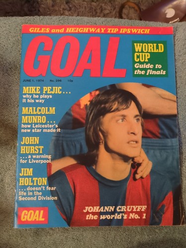 Vintage goal football magazine - goal,
