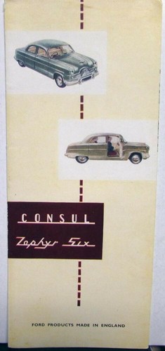1954 ford consul - 1954, six