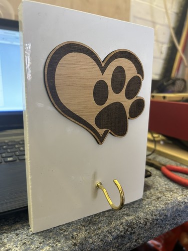 Paw print dog lead - paw,