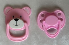 Pink Teddy Face & Pink Magnetic Dummy for Reborn Dolls