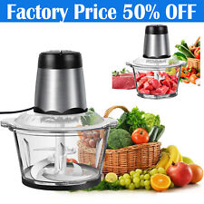 Food Processor and Blender 300W Vegetable Chopper Electric Meat Grinder Small