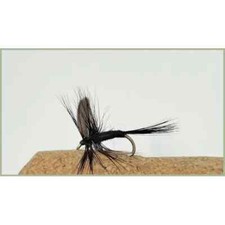 Black Gnat Dry Flies, x 6 Choice of sizes, Fishing Flies, Trout flies Top Seller
