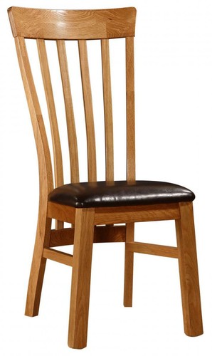 Solid oak dining - oak, chairs