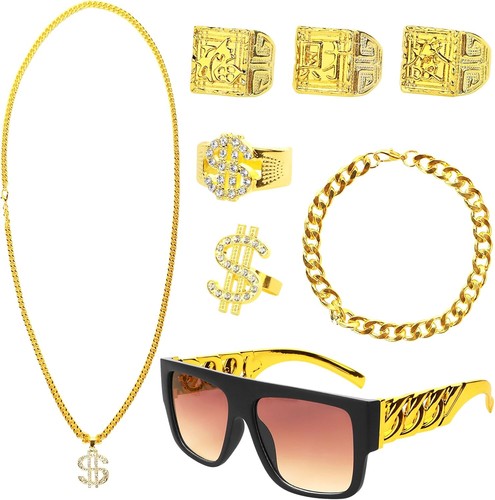 90s fancy dress men - dress, gold