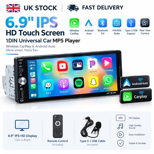 Single din touch screen - 1,