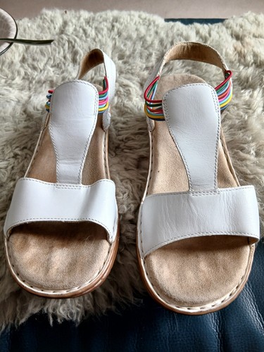 Ladies leather sandals - ladies,