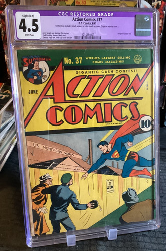 Action comics cgc - action, #37