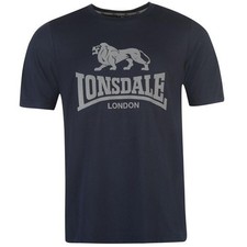 LONSDALE LOGO NAVY BLUE/GREY