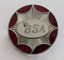 BSA Motor Cycle Vintage Enamel Pin Badge