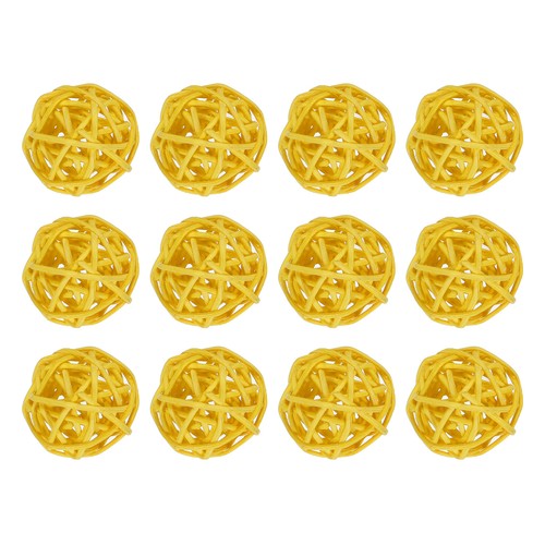 Pcs wicker rattan balls - 12,