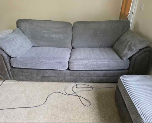 Dfs grey sofa - set, –