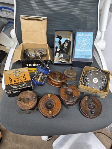Vintage fishing reels joblot - fishing,