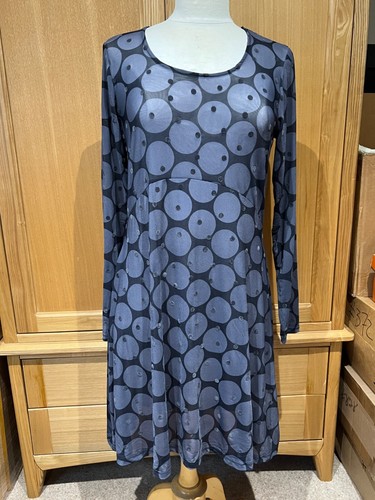 Myrine black grey circle mesh - grey,