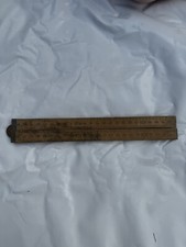 Vintage wooden folding ruler