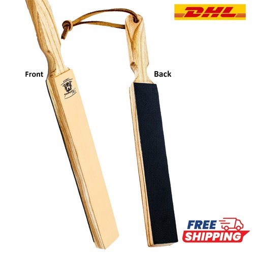 Leather strop cut throat - strop-cut,