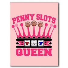 *Postcard-"Gambling....Penny