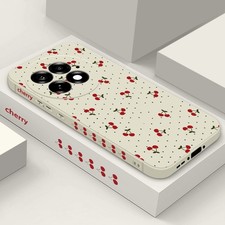 For OnePlus 13 12 13R ACE 5 3 2 11R Shockproof TPU Soft Cherry Phone Case Cover